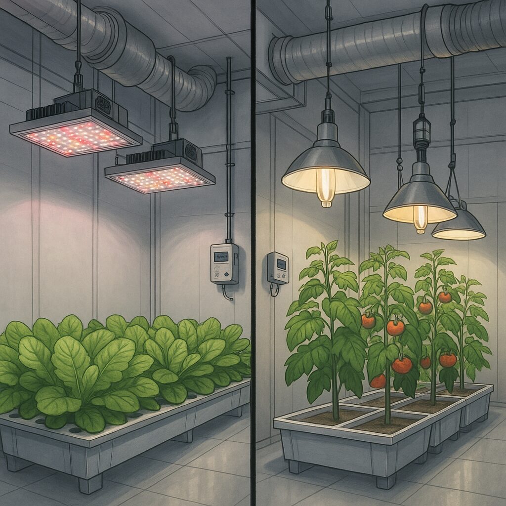 ChatGPT-Image-2-jul-2025-11_56_10-p.m El uso de iluminación artificial en el cultivo en interiores: Optimización para plantas saludables
